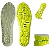 Height Increase Insoles for Men - 4D Cloud Technology Memory Foam Inserts, Super Soft Elevator Insoles with Shock Absorption, Trim to Fit for Men and Women (Men: 8-11/Women: 10-12,Lift 3.5CM)