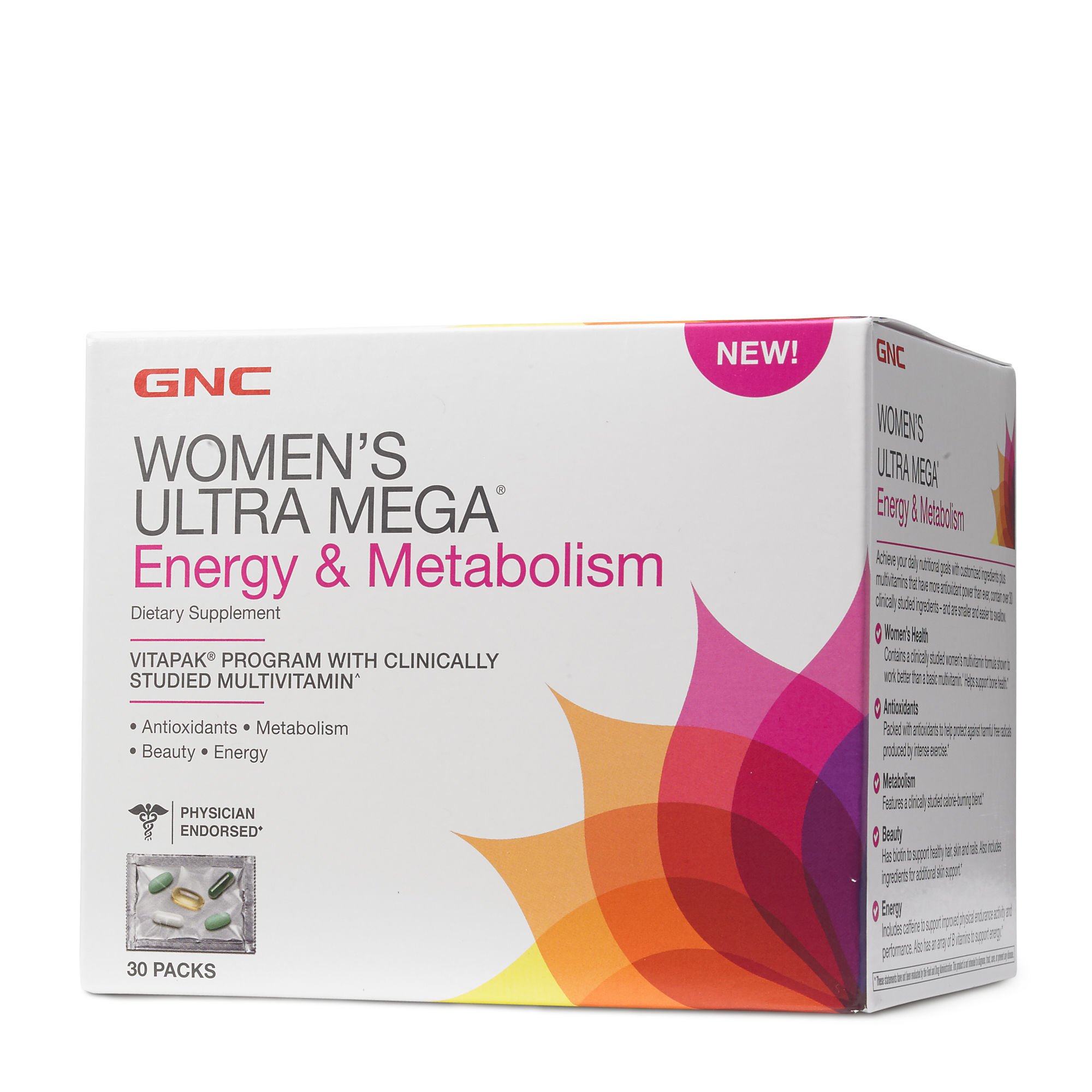 GNC Mega Men Energy and Metabolism Capsules, 30 Count