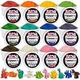 Hygloss Play Modeling Dough for Kids, 12 Assorted Colors, 1lb, Unscented | Clay for Toddler Activities, Sensory Dough, Arts and Crafts, Safe and Non-Toxic, Preschool Classroom Must-Haves, Tub