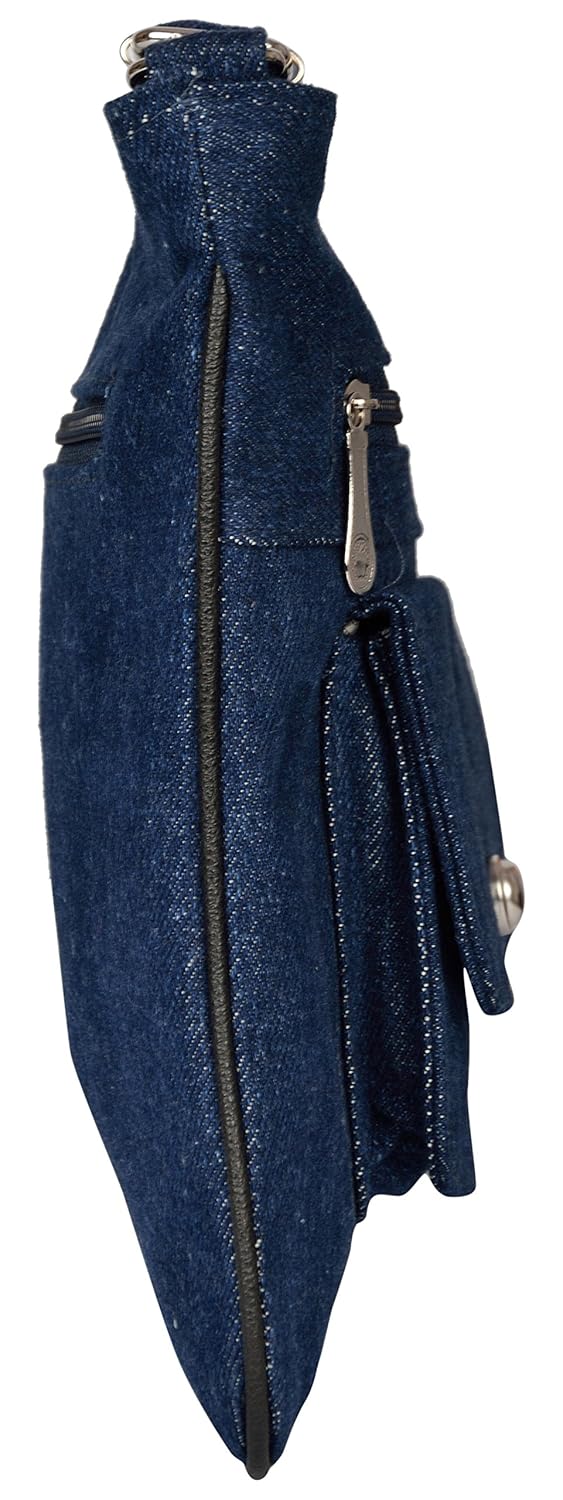 exotique women's sling bag (blue, cw00022bl)