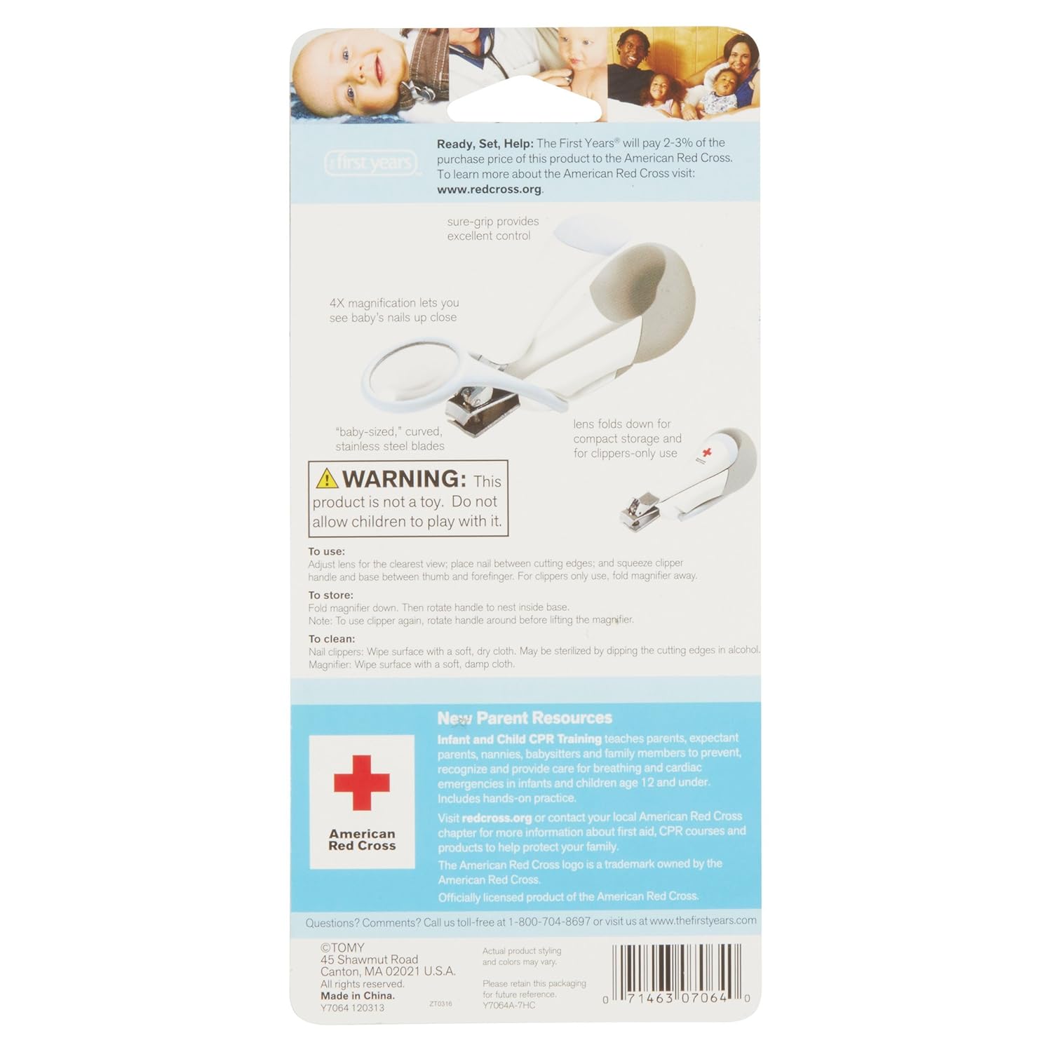 american red cross baby nail clippers