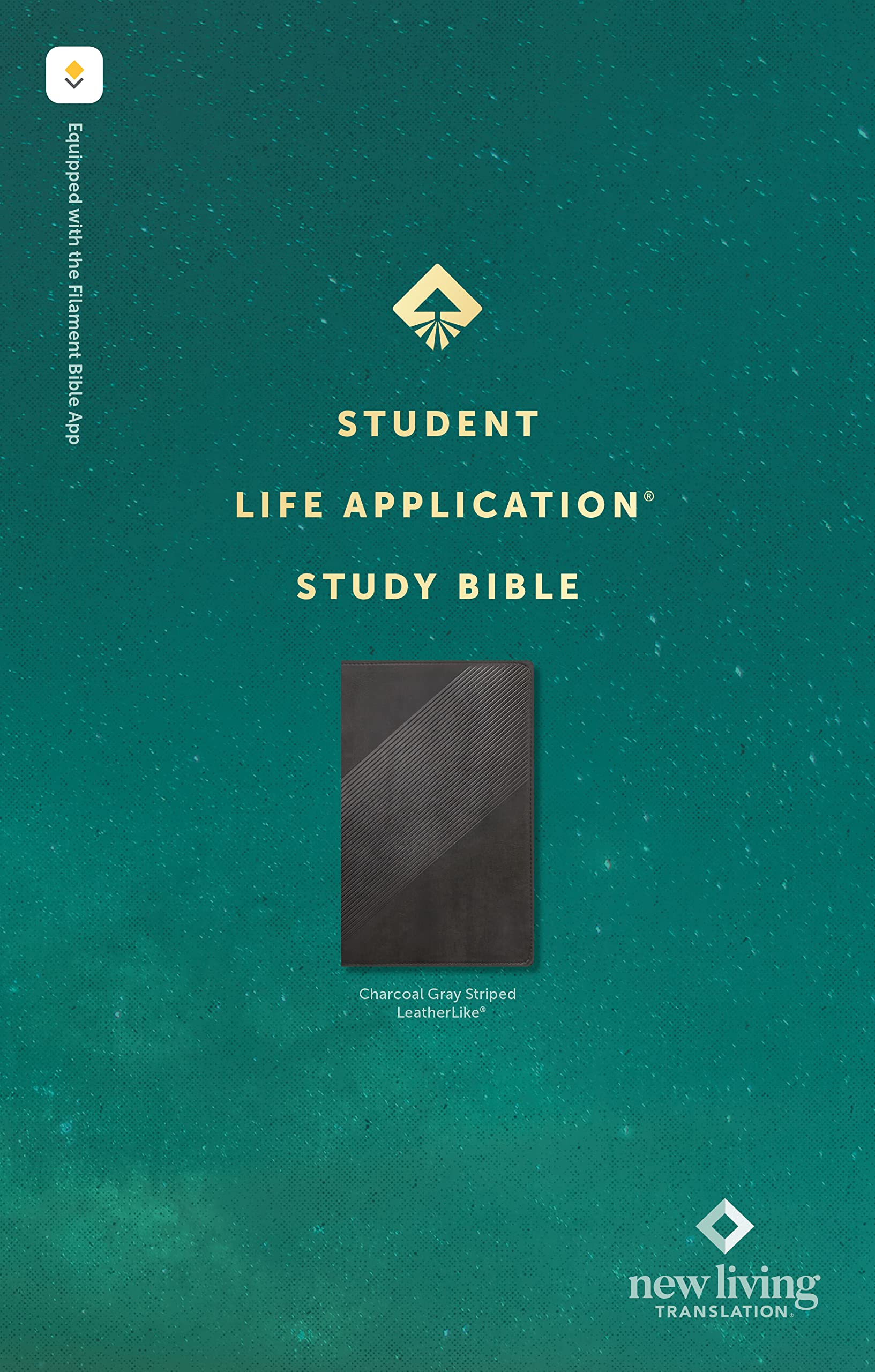 NLT Student Life Application Study Bible, Filament Enabled (LeatherLike, Charcoal Gray Striped, Red Letter) NLT Student Life Application Study Bible, Filament Enabled (LeatherLike, Charcoal Gray Striped, Red Letter) Imitation Leather