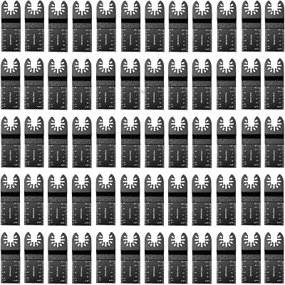 Goysen 60Pcs Oscillating Saw Blades 34mm Universal Quick Release for Multimaster