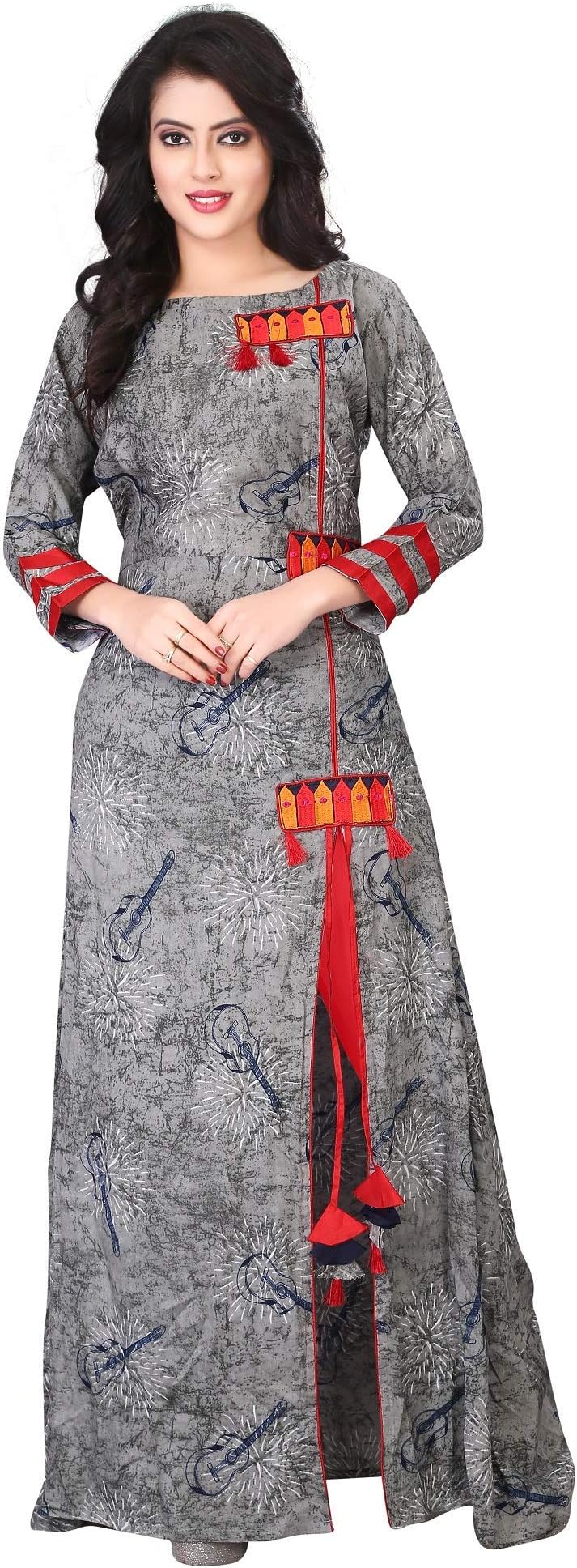 LooksGudWomen's Cotton Regular Kurta