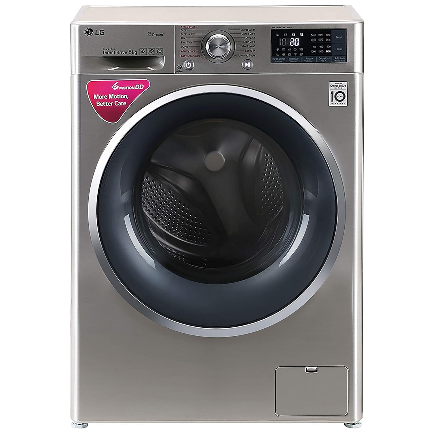 WiFi FullyAutomatic Front Loading Washing Machine LG 8 kg Inverter