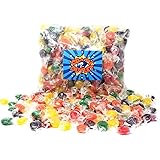 Fruit Flavored Hard Candy - 3 Pound Bulk Pack (About 260 Count) - Assorted Flavors - Orange, Strawberry, Grape