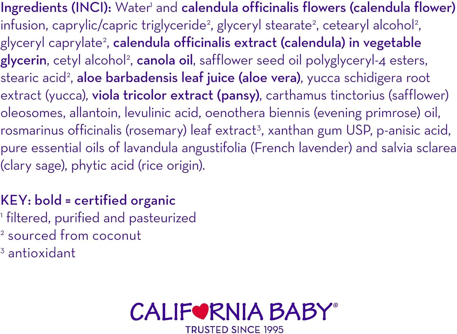 California Baby Calendula Moisturizing Cream (2 oz.), bringing more soothing relief to dry, sensitive, eczema-prone skin. : Baby Lotions : Beauty