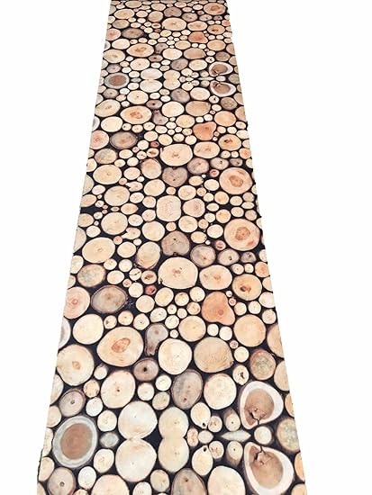 Tappeto Passatoia Fantasia Misure Antiscivolo Cucina Lavabile Aderente Legno Made In Italy Fantasia 50x100 Cm