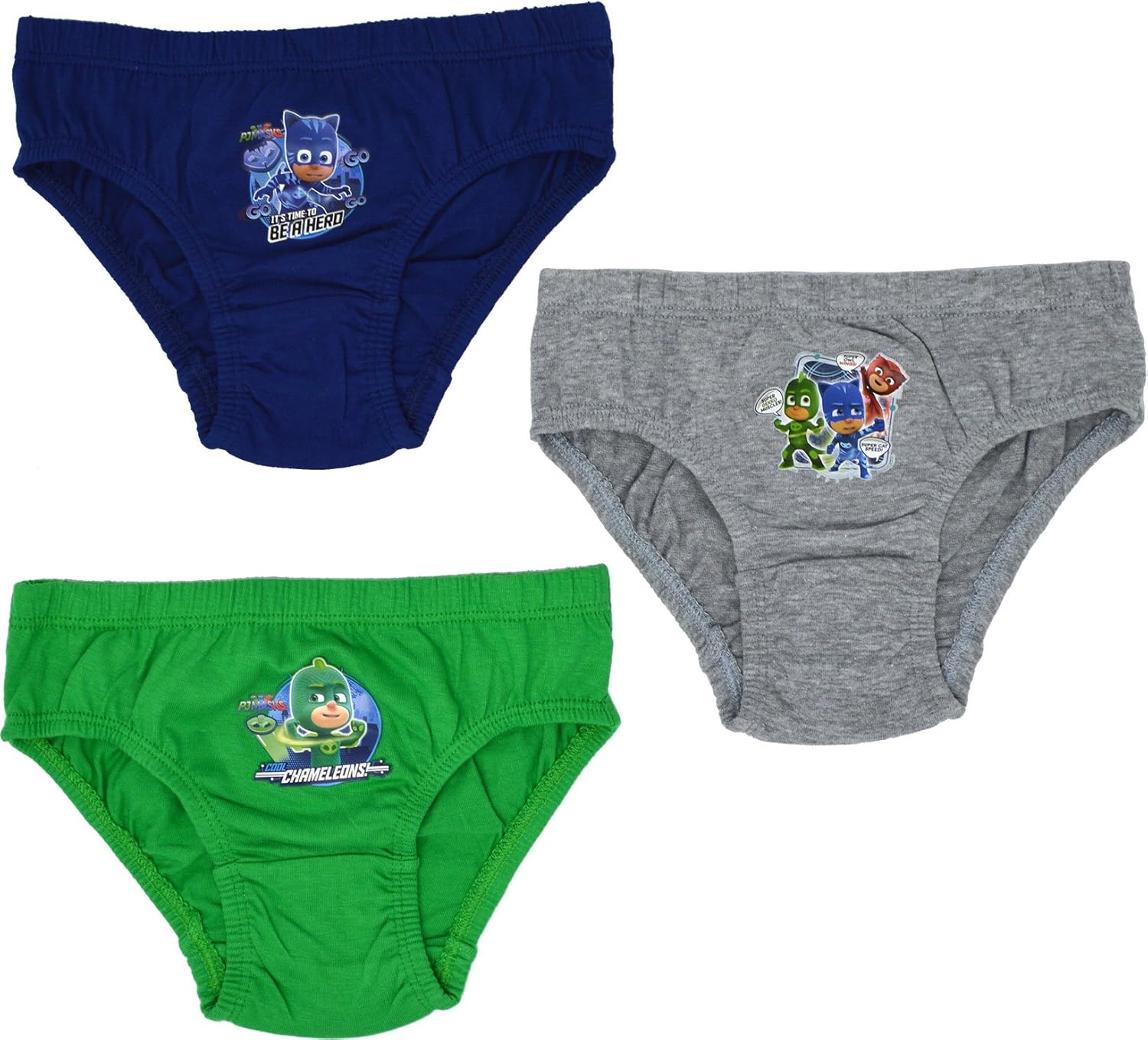 PJ MASKS Briefs Boys Pants Cotton Rich Underwear Ages 18 Months to 5