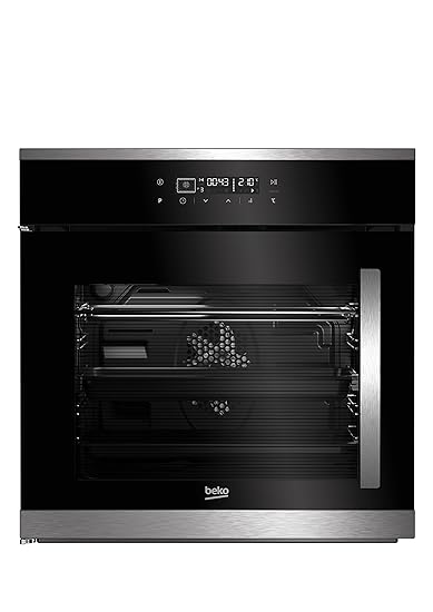 Beko BIM25400XL Backofen Elektro / nach links öffnende Tür / 71 L / Katalytische Rückwand / Edelstahl / Booster - Schnellaufh