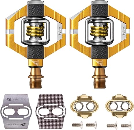 gold mtb pedals