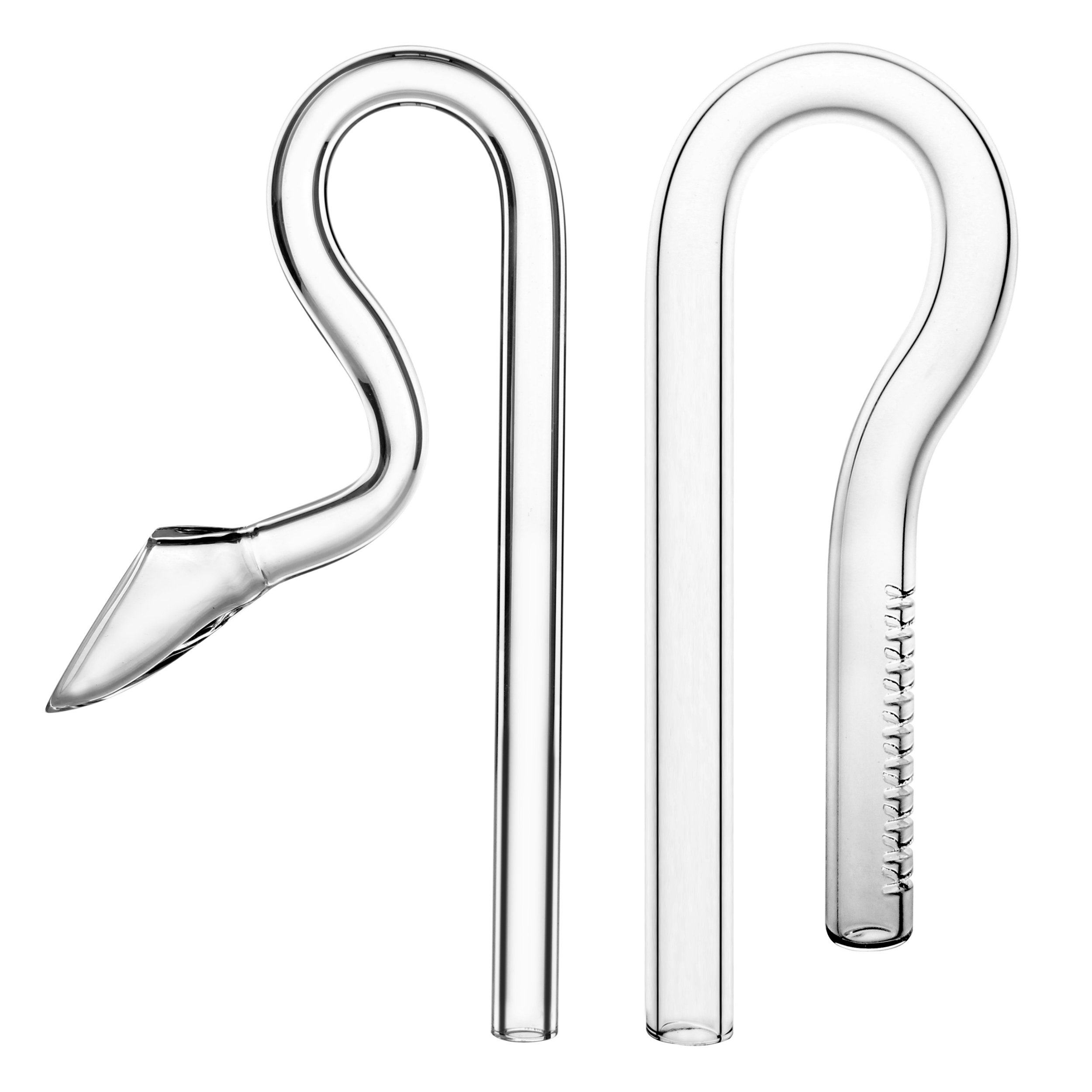 JARDLI Glass Lily Pipe Mini Inflow & Violet Outflow Aquarium Nano