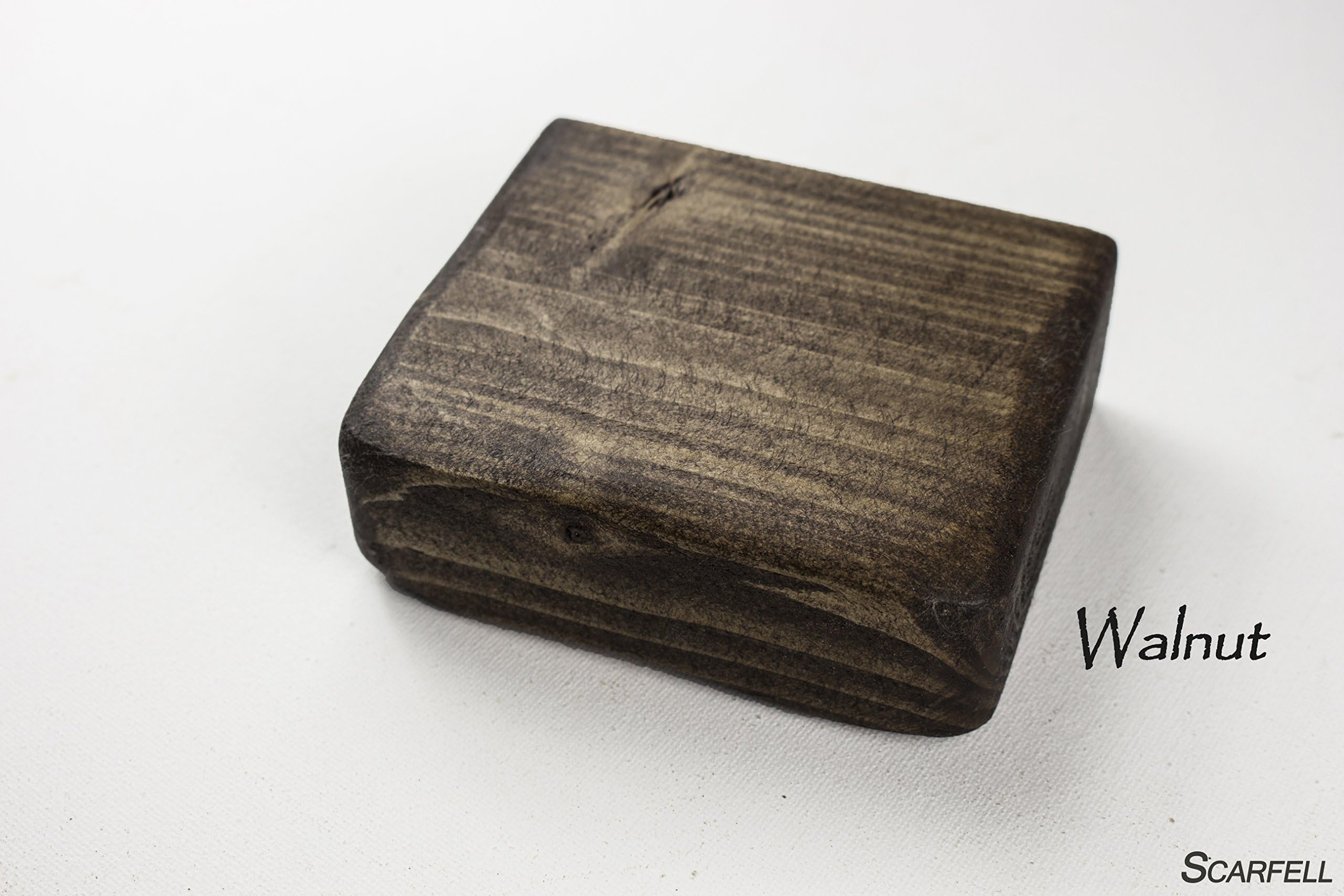 RUSTIC WOODEN WALL SCONCE CANDLE HOLDER (Walnut)