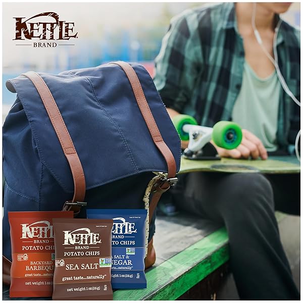 KETTLE BRAND POTATO CHIPS VARIETY PACK, 1 OZ, 20 CT