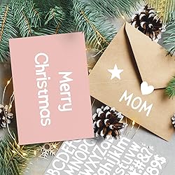 12 Sheets Letter Stickers 900 Alphabet Stickers