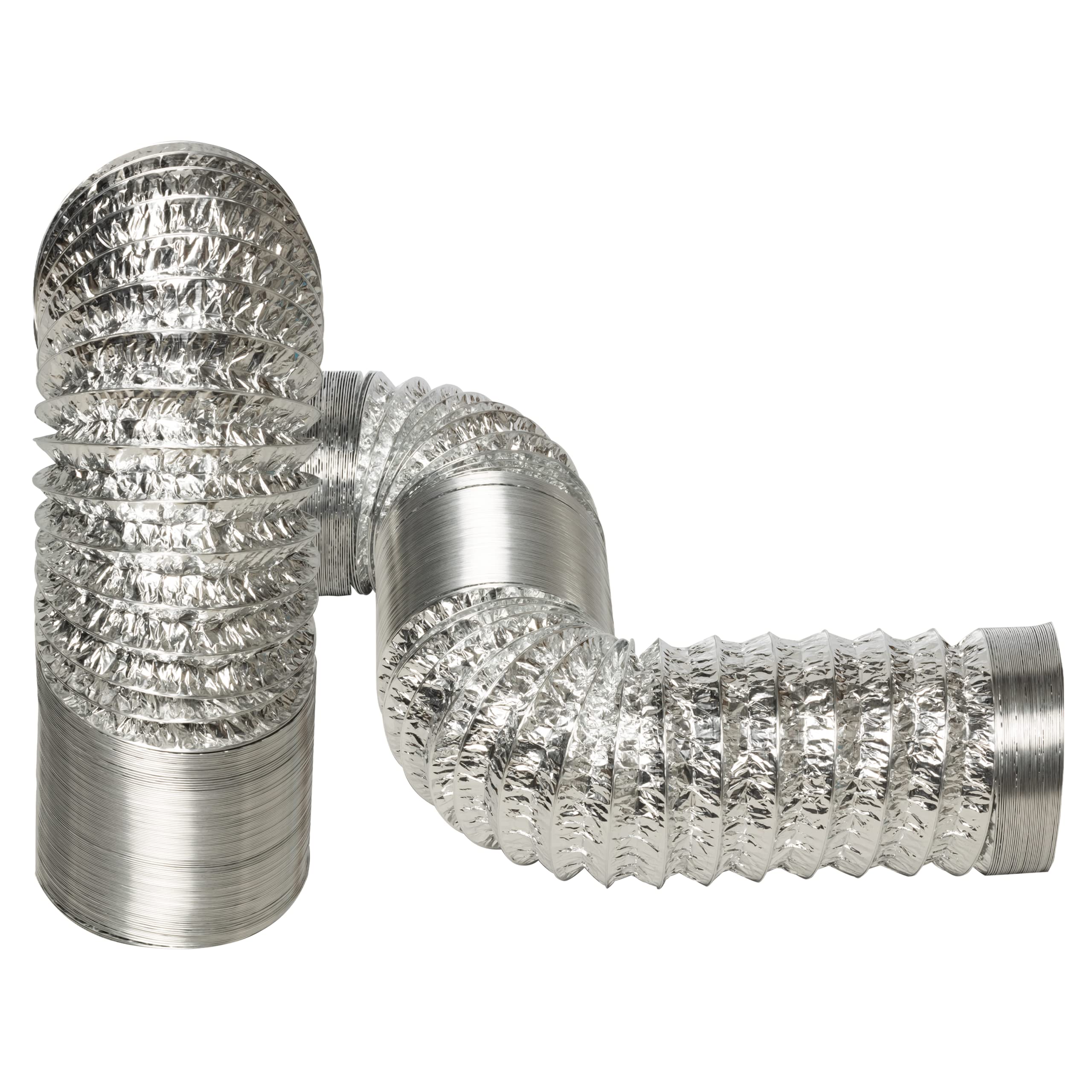 STERR - Flexible Aluminium Ventilation Hose, silver