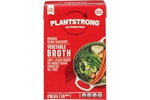 PlantStrong Organic Slow-Simmered Vegetable Broth, 16.9 FZ