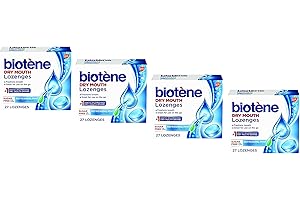 BIOTÈNE Biotene Dry Mouth Lozenges for Fresh Breath 27 count, Refreshing Mint. (Pack of 4)