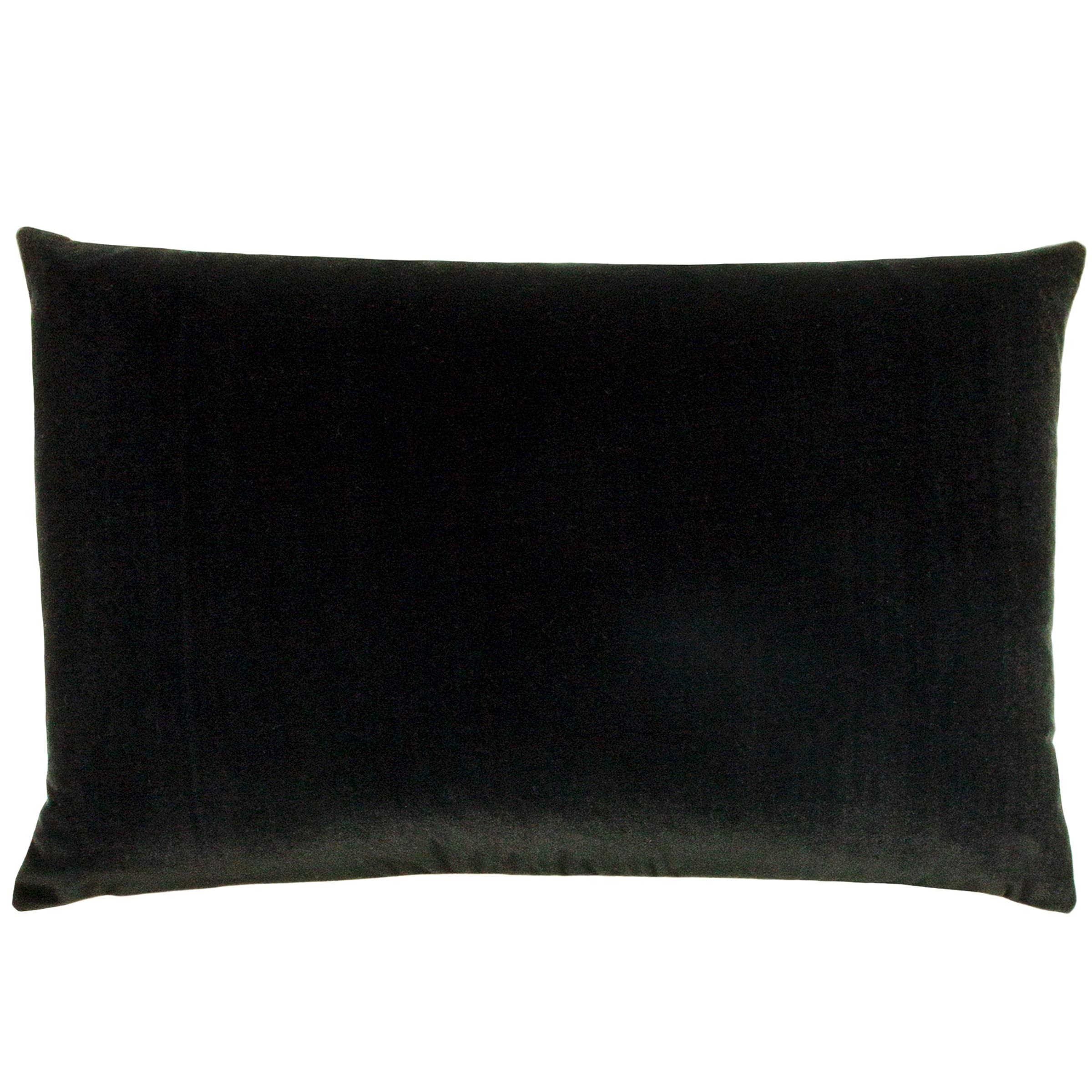 furn. Contra Cushion Cover, Polyester, Linen, Black