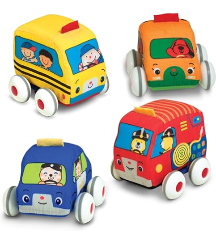 Set De 4 Coches De Juguete Con Forma De Avión Y Animales – Para Niños De 1 A 5 Años, Modo Pulsa Y Avanza