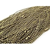 CleverDelights 2.4mm Ball Chain Necklaces - Antique Bronze Color - 10 Pack - 24 Inch Length