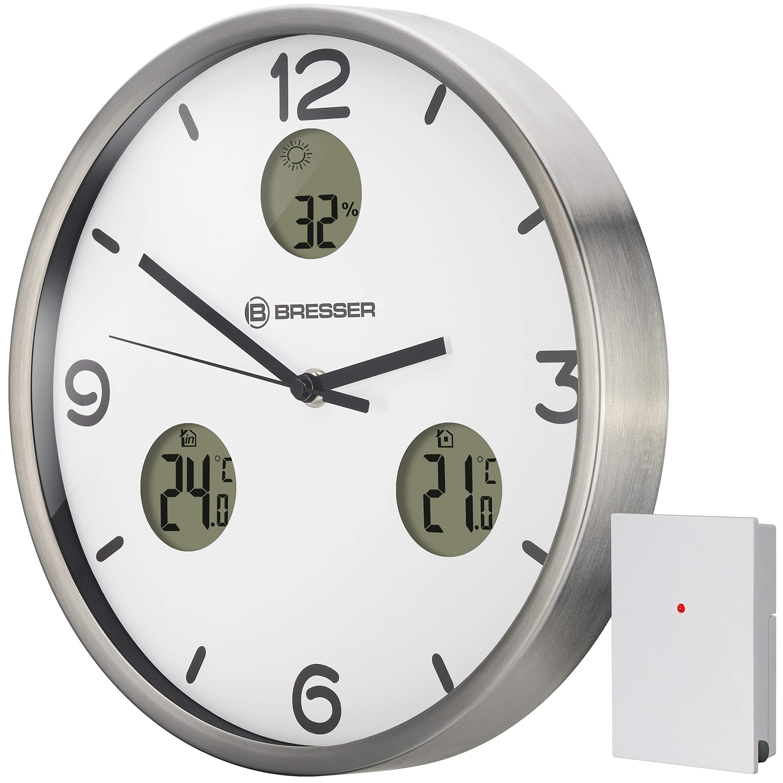 Bresser Wall Clock 30 cm White