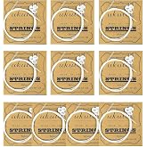 TUOREN 10Pack Nylon Ukulele Strings Replacement Part Accessory for Soprano (21 Inch) Concert (23 Inch) Tenor (26 Inch) Ukulele .024-.028 Gauge