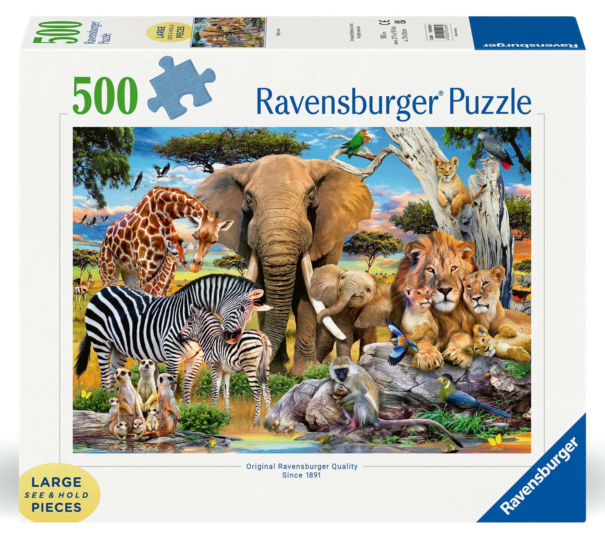 Ravensburger Baby Love 500 Piece Jigsaw Puzzles for Adults and Kids Age 10 Years Up