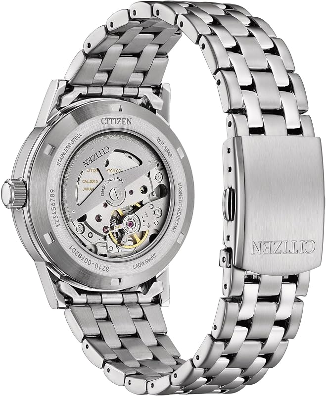 TSUYOSA Herrenuhr Edelstahl, Weiß, 40 mm, NJ0210-56A