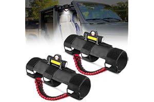 Nilight Dome Light w/Grab Handle Universal 2”- 4” Roll Bar Mount LED Interior Lights Spot Flood Combo Beam Metal Buckle for W