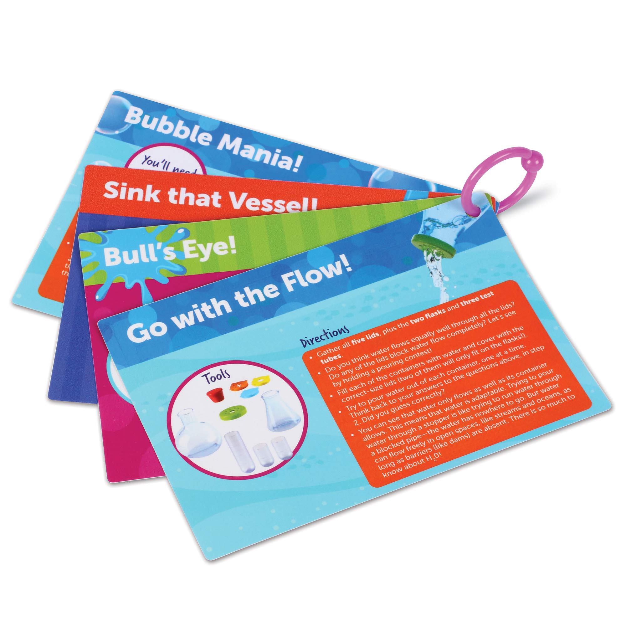 Learning Resources Splashology! Water Lab Science Kit, STEM Playtime, Water Activities, 19 Pieces, Ages 3+