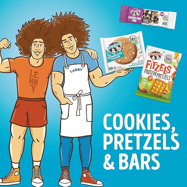 LENNY & LARRY’S THE COMPLETE COOKIE, BIG TIME BROWNIE, SOFT BAKED, 8G PLANT PROTEIN, VEGAN, NON-GMO, 2 OUNCE COOKIE (PACK OF 12)