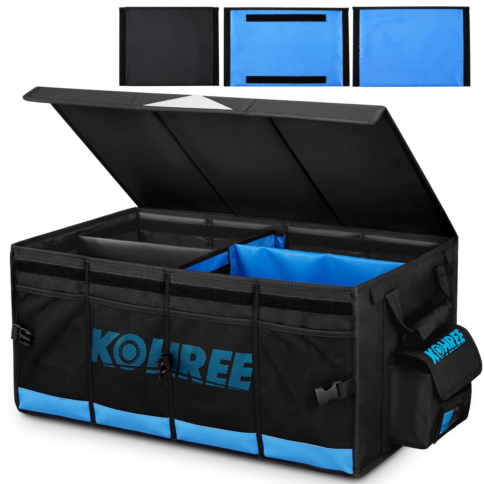 Photo 1 of Kohree RV Storage and Organization, 74L Collapsible RV Storage Bag, RV Caddy Organizer for RV Accessories, RV Containers Holds RV Stabilization & Electric Accessories