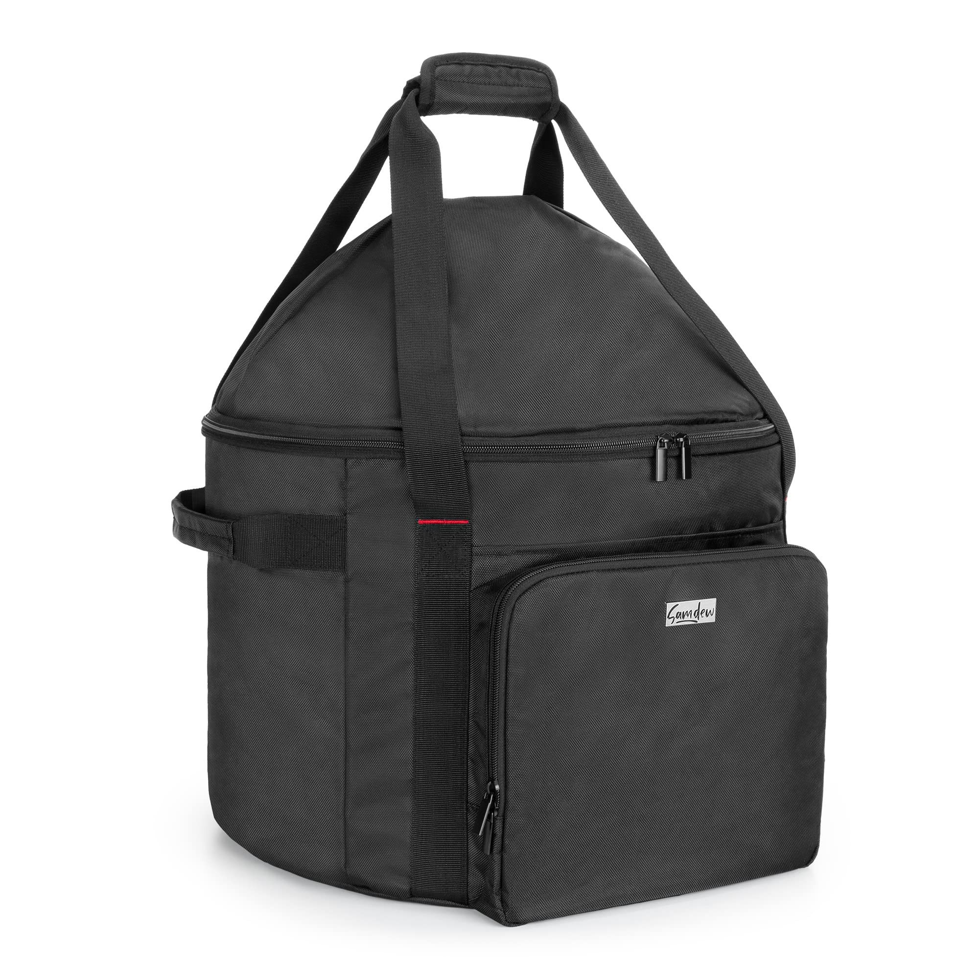 samdew Portable Grill Carry Bag Compatible with Weber Smokey Joe Premium 37cm, Grill Cover Compatible with Smokey Joe Original Portable Charcoal BBQ, with Pocket & Handle, Bag Only (Patented Design)