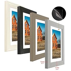Golden State Art, 5x7 Picture Frame Set of 4