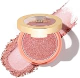 Oulac Shimmer Blusher F06 Pinky Ice Light Skin Hydrating Long-Lasting Vegan