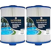 PWW50P3 Spa Filter，Replacement for Unicel 6CH-940 Filbur FC-0359,25252,03FIL1400，1 1/2" Coarse Thread，Thread Hot Tub Filter 2 Pack