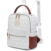 MKP Small Backpack Purse for Ladies Women Fashion Multi Pockets Daypacks with Front Zip Pocket