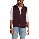 Lands' End Men's Anyweather RainDefense Fleece Vest Medium Lush Burgundy