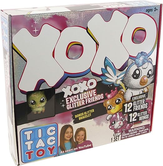 Blip Toys Tic Tac Toy XOXO Exclusive Glitter Friends Collection Amazon