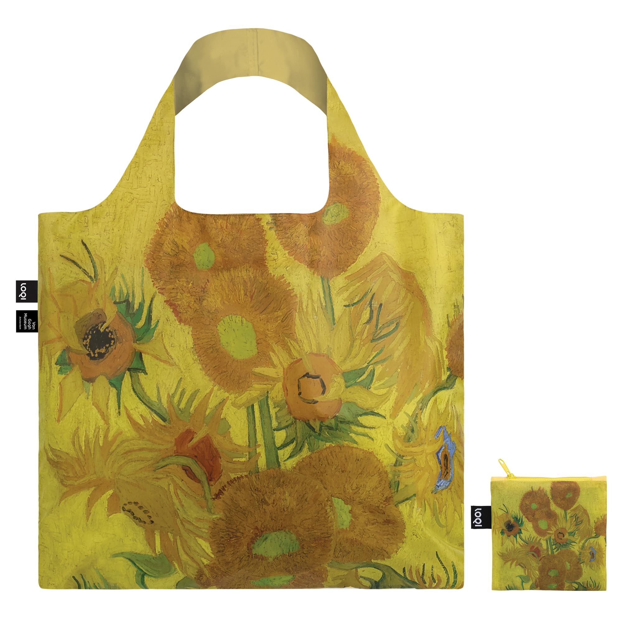 LOQI VINCENT VAN GOGH Sunflowers Recycled Bag