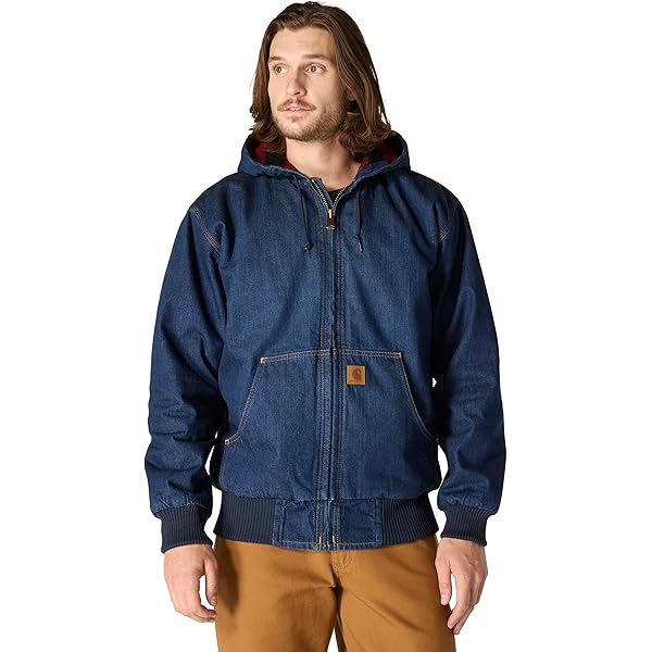Carhartt Women's Loose Fit Denim Detroit Jacket, Mission, Medium