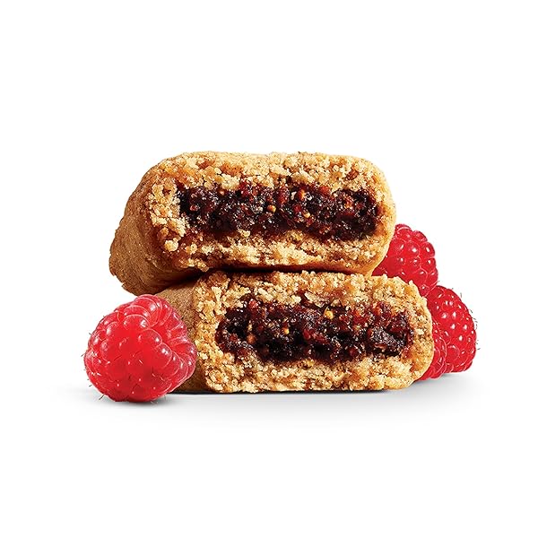 NATURE’S BAKERY GLUTEN FREE FIG BARS, RASPBERRY, REAL FRUIT, VEGAN, NON-GMO, SNACK BAR, 1 BOX WITH 6 TWIN PACKS (6 TWIN PACKS)