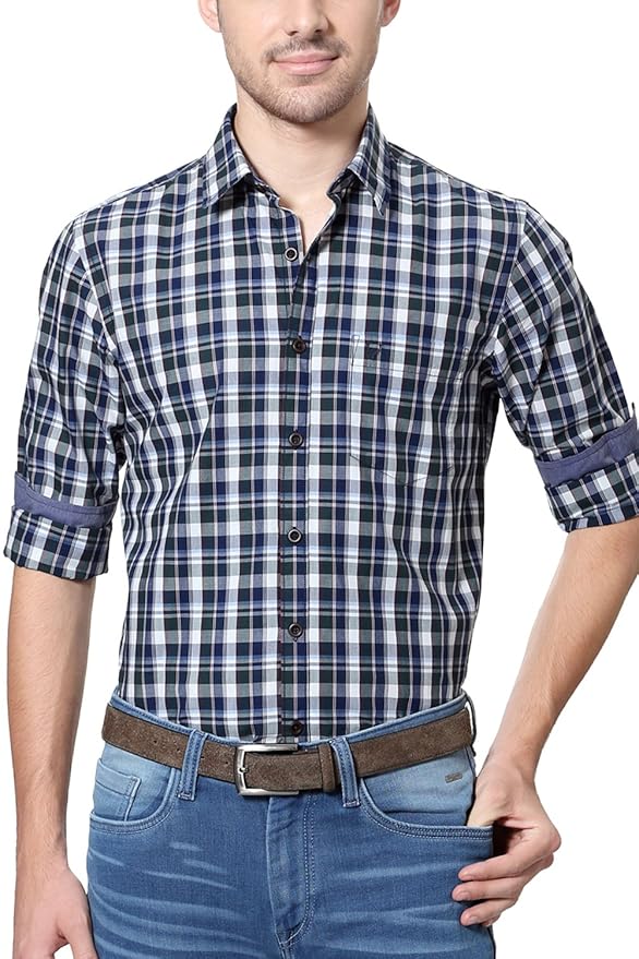 Buy Allen Solly Men's Casual Shirt (8907308628313_ALSF515J03738_50