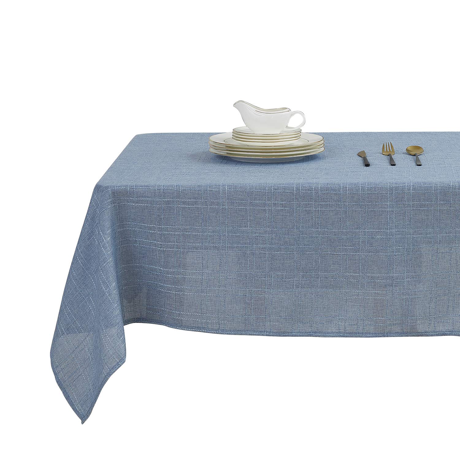 Best square table cloth 54 x 54 blue