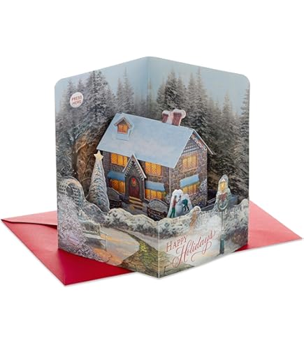 Amazon.com : Hallmark 0899XSO1002 Christmas Pop Up Card with