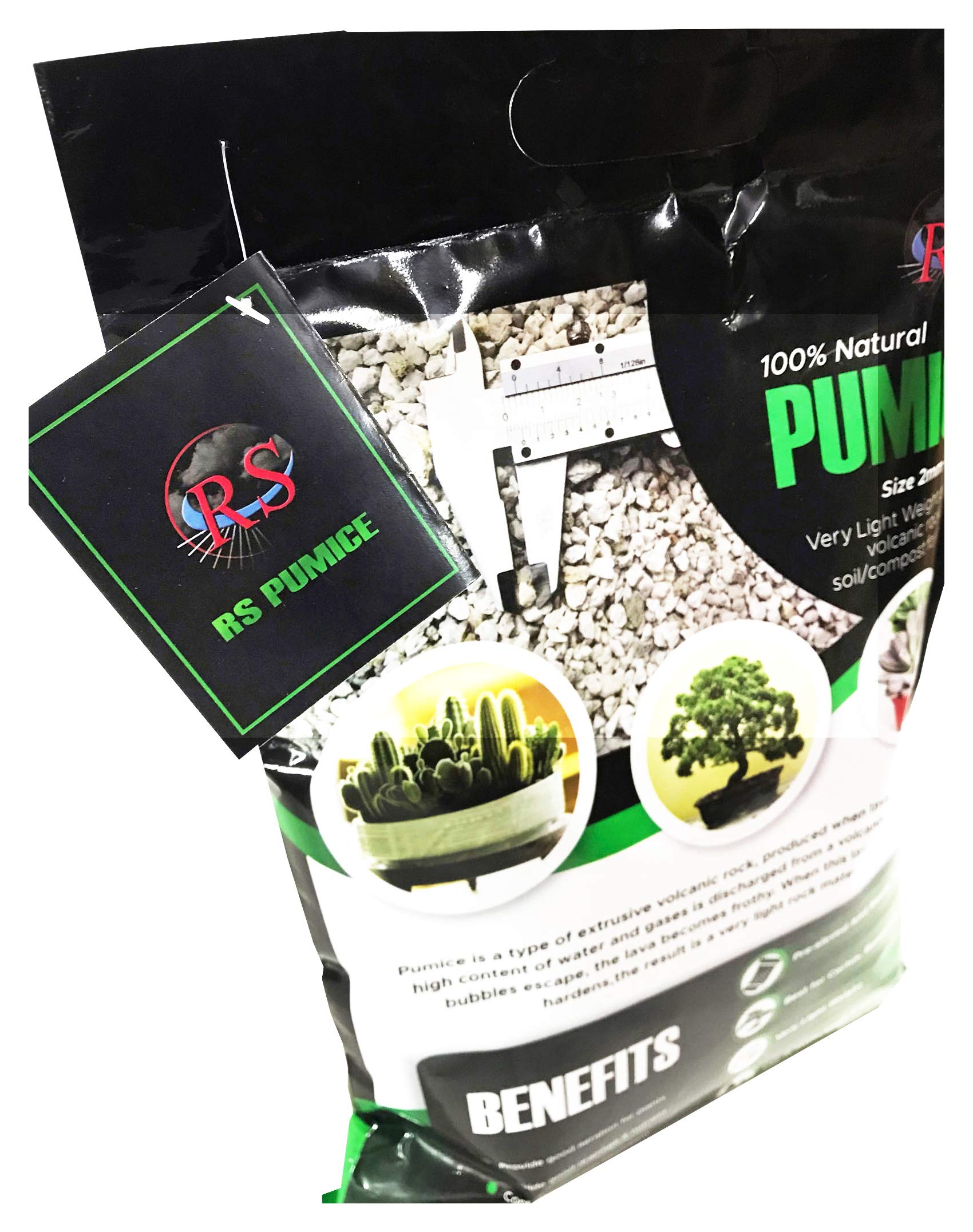 Natural white Pumice for Bonsai | Pumice for Plants | Soil | Potting media | Pumice for Cactus | Pumice for Gardening (2mm - 6mm) (1Kg = 1.5 to 2 Litre)