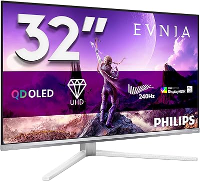 Philips Evnia 32M2N8900 32 Inch UHD OLED Gaming Monitor 240 Hz HDR400