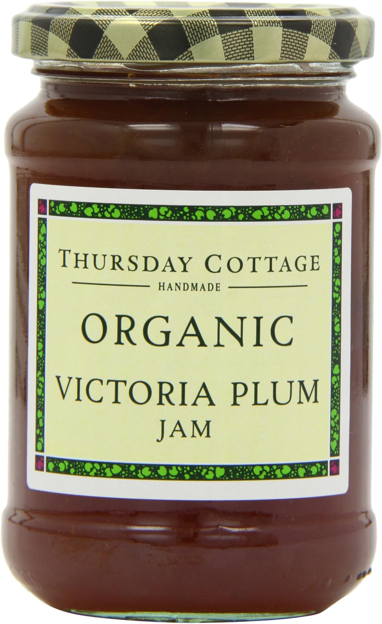 Thursdays Cottage Organic Victoria Plum Jam 340 g (Pack of 3)
