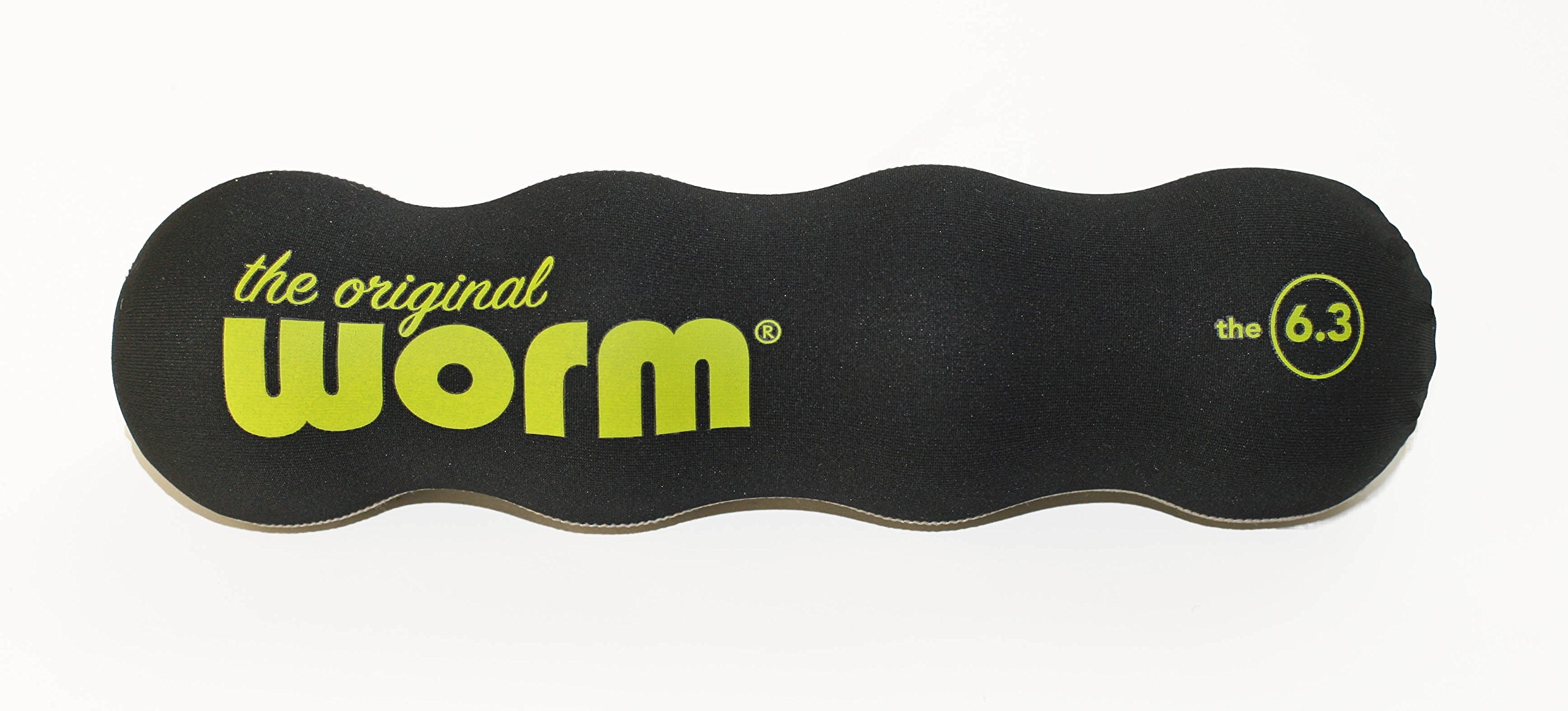 The Original Worm 6.3-Portable Massage Muscle Roller-Black Small